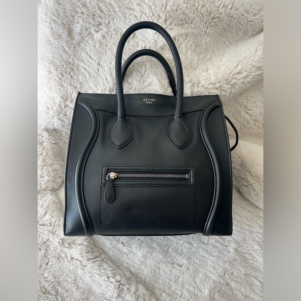 Celine Black nano tote